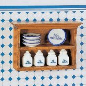 Shelf, kit, porcelain is not included, Chippendale