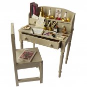 Jane harrop welcome writing desk,
dollshouse, roombox