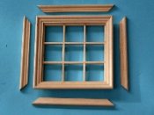 Window 9 barewood