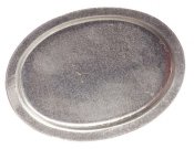 Oval silver platter