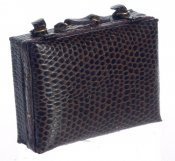 brown patten suitcase (openable)