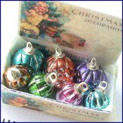 Christmas decoration box display- from Valerie Claire Miniatures