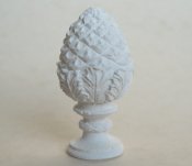 One small pineapple finial- hard casting plaster