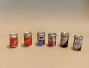 Six soda cans