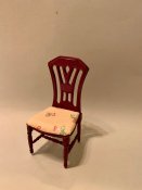 Chair in mahogny colour