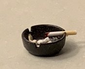 Askkopp med fimpar - handgjord i England