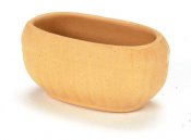 Oval terracotta blomkruka