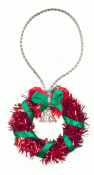 Wreath with bell, red