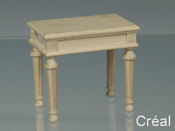 Omålat litet sidobord - Louis XVl-stil