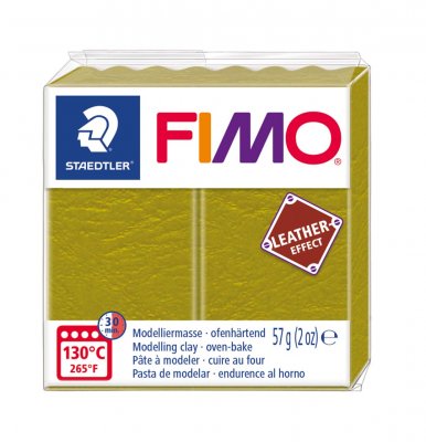 Fimo leather 57 gr leather effect dollshouse roombox