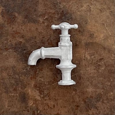 Unpainted tap in metal -kit from Alison Davies